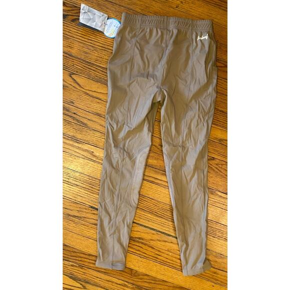NWT Baleaf Riding Pants Women’s Large Pockets Tan Biking Active Leggings UPF - Picture 4 of 9